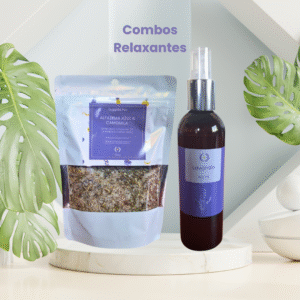 kit relaxante escalda pés + spray ambiente 240 ml