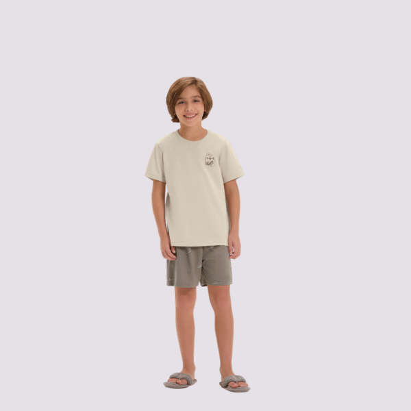 Pijama curto menino sonho de skate