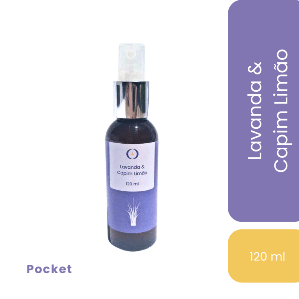 Spray Lavanda & Capim Limão Versão Pocket 120ml